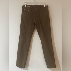 Levi’s Premium 511 Slim Fit Men’s Pants W30 L32 Brown Stretch Denim